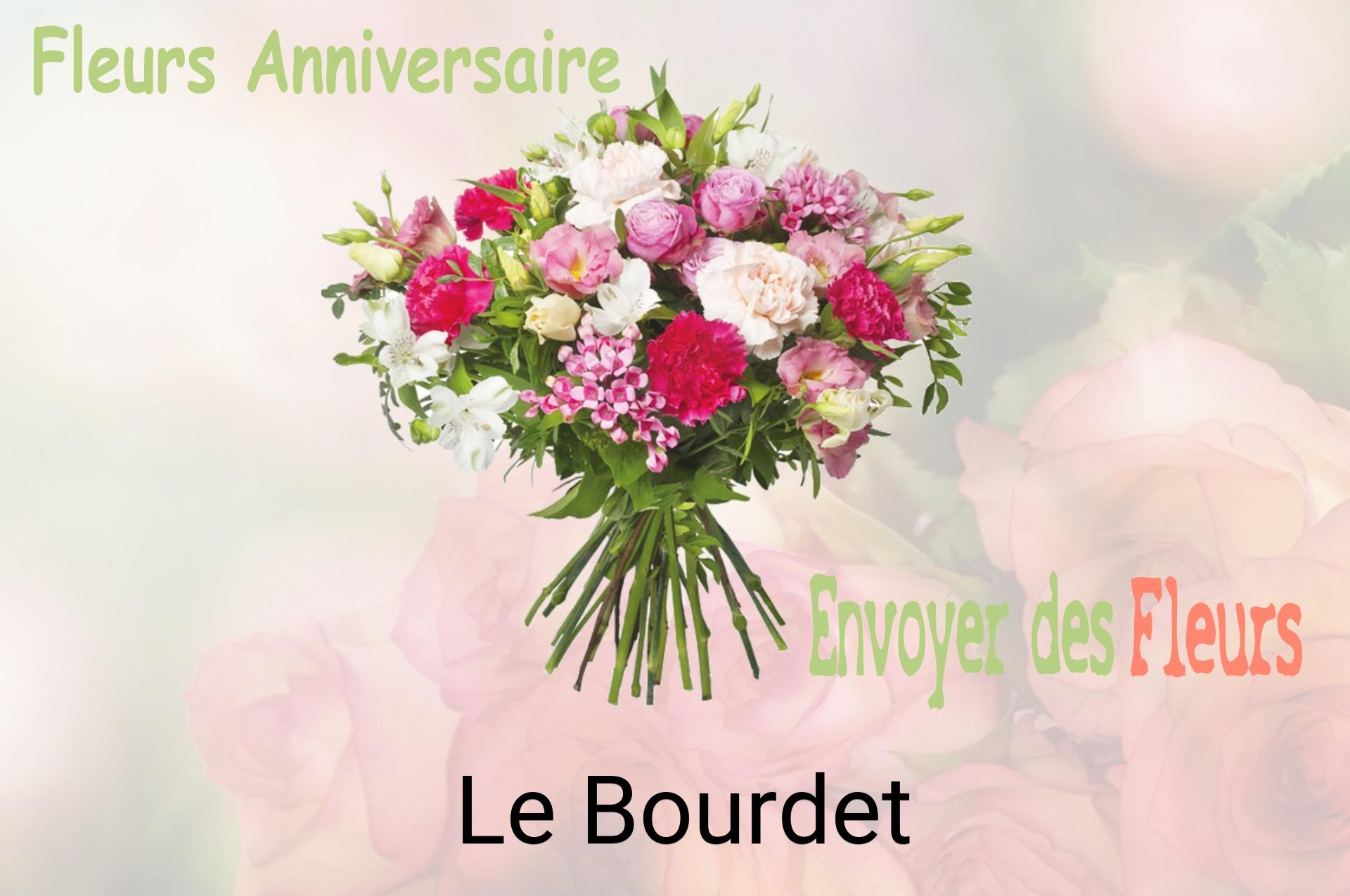 Bouquet de fleurs d’anniversaire livré à Le Bourdet