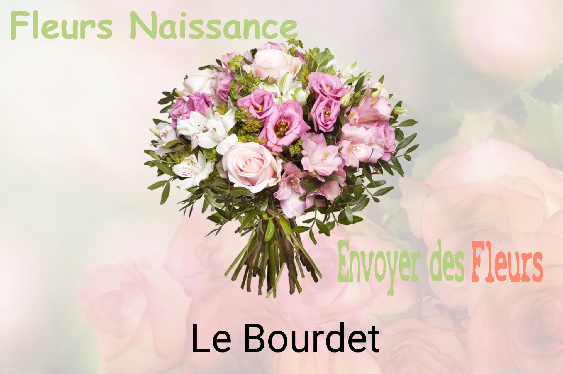 Bouquet de fleurs de naissance livré à Le Bourdet